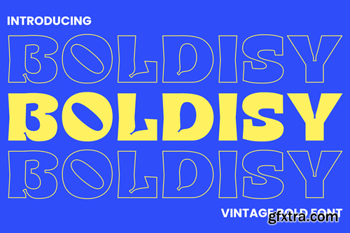 Boldisy - Vintage Bold Font KQY6NCZ
