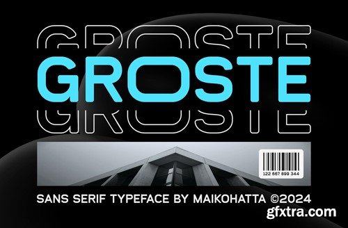 Groste - Sans Serif Typeface 44HBEJL
