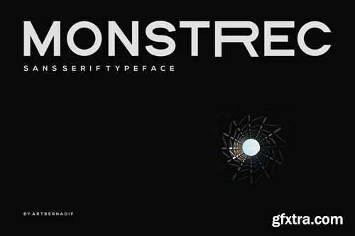 Monstrec - Sans Serif Typeface QER24X9