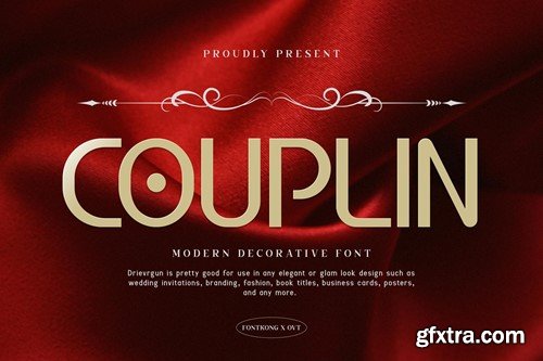 Couplin - Modern Decorative Font 8UQT9TQ