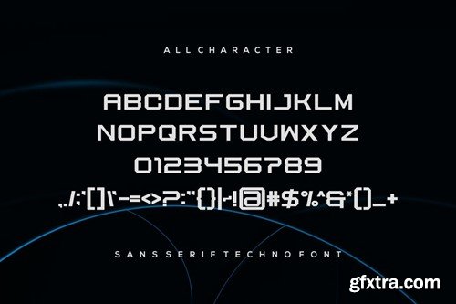 Cabooet - Sans Serif Techno Font YESGK78