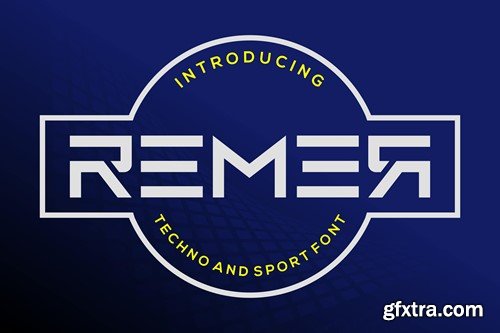 Remer - Techno And Sport Font 55VUN5X