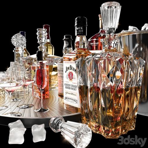 WHISKEY AND DECANTER SET NO4