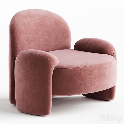 Paolo Castelli AMA Upholstered cotton armchair