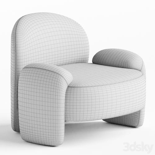 Paolo Castelli AMA Upholstered cotton armchair