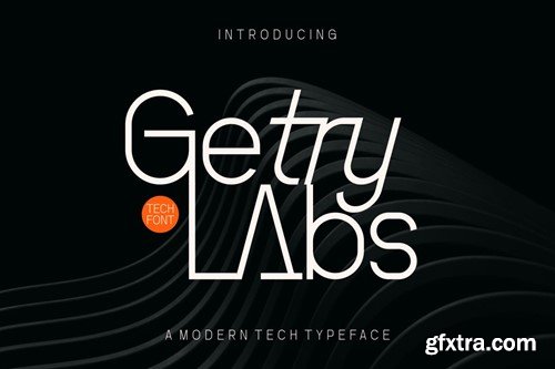 Getry LAbs - Modern Tech Font QG38LYE