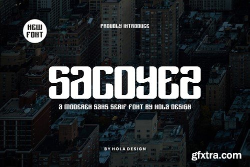 Sacoyez - Modern Sans Serif 4A7BSQS