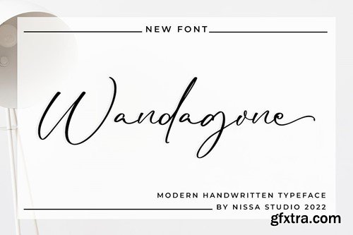 Wandagone - Signature Font BB5PV3X