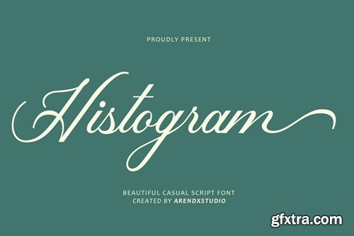 Histogram Script Font N6ECJJR Histogram Script Font N6ECJJR