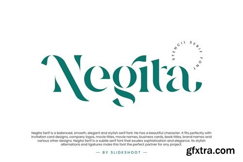 Negita Serif Font B2G8YMT