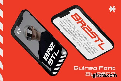 Guinsa – Futuristic Font HC9HHE2