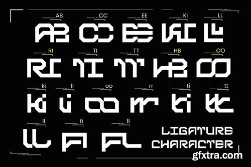 Cypher - Futuristic Font YAEXMKL