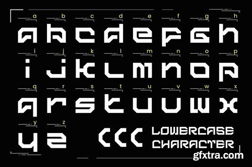 Cypher - Futuristic Font YAEXMKL