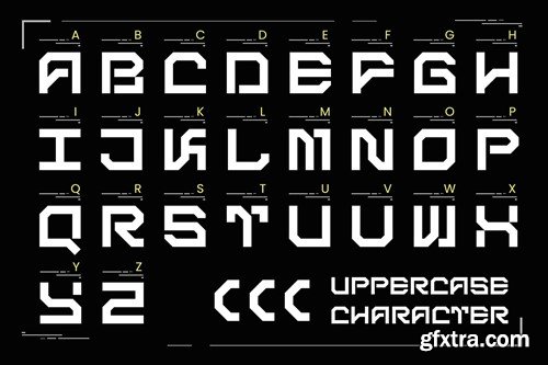 Cypher - Futuristic Font YAEXMKL