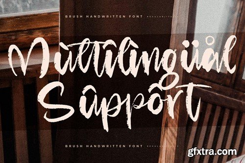 Brooks Martinez Brush Handwritten Font FM2CHQT