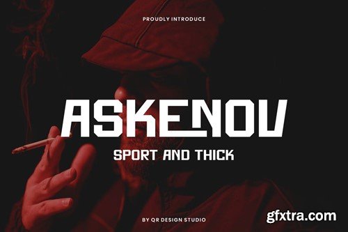 Askenov - Sport & Thick Font A8W6Z52