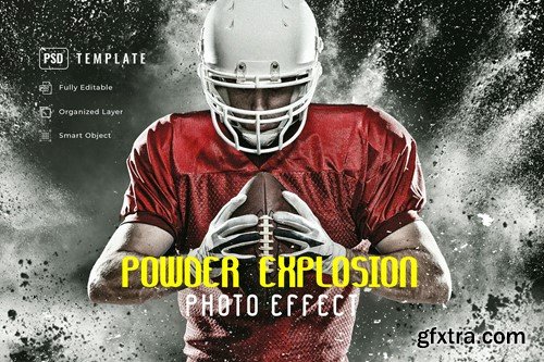 Powder Explosion Photo Effect 3JBHUVU