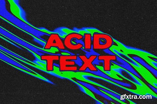 Trippy Acid Text Effect ALULBC2