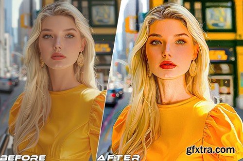 Painting Photoshop Action GNWK45V Painting Photoshop Action GNWK45V