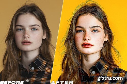 Painting Photoshop Action GNWK45V Painting Photoshop Action GNWK45V