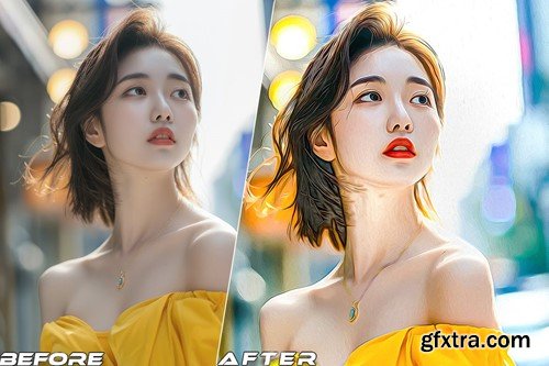 Painting Photoshop Action GNWK45V Painting Photoshop Action GNWK45V