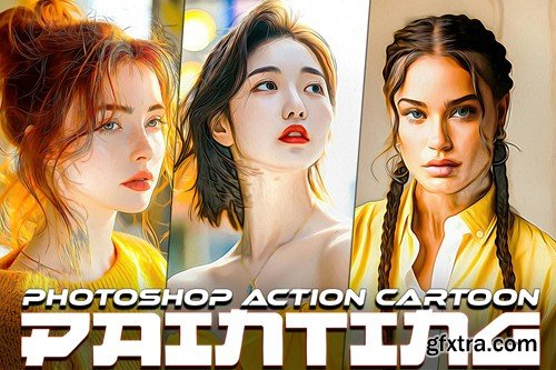 Painting Photoshop Action GNWK45V Painting Photoshop Action GNWK45V