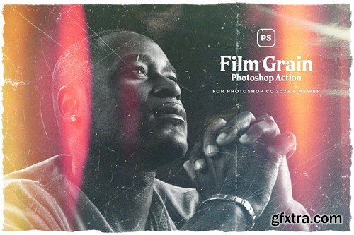 Film Grain Photoshop Action AKR6AKD