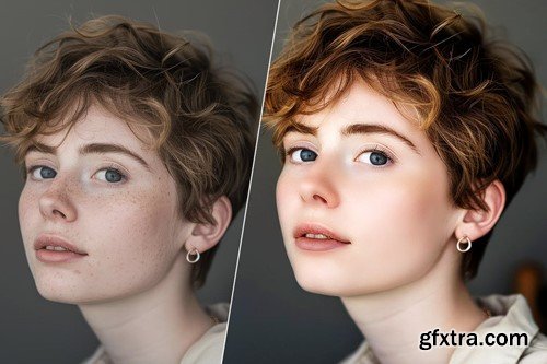 High-End Smooth Skin Retouch Photoshop Action RAQ924T