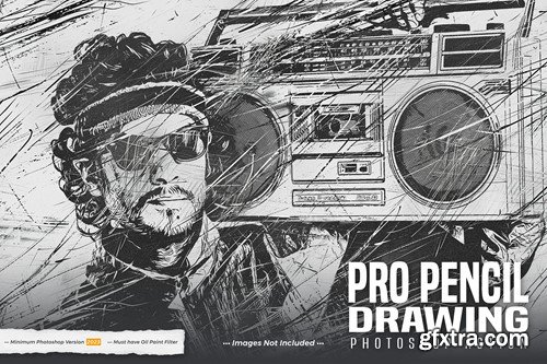 Pro Pencil Drawing Action MHNPBV8
