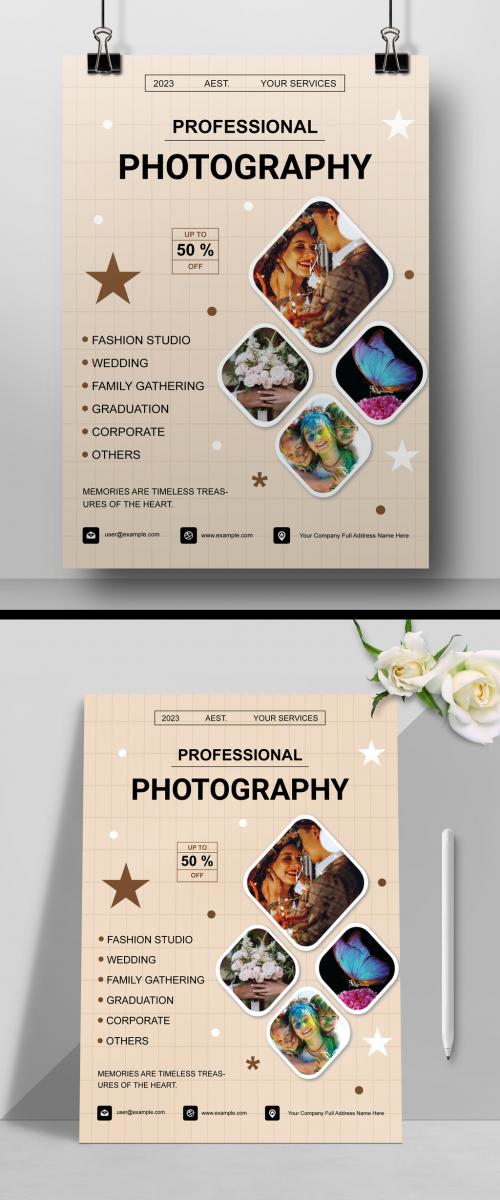 Photography Pricing Guide Flyer Layout