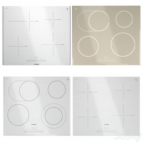 Set of light Bosch hobs