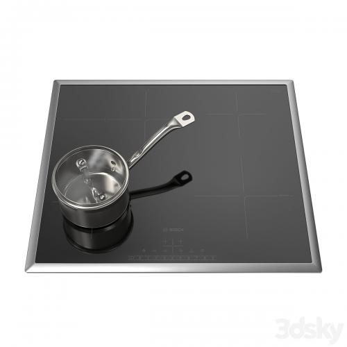 Set of Bosch hobs with cookware 002