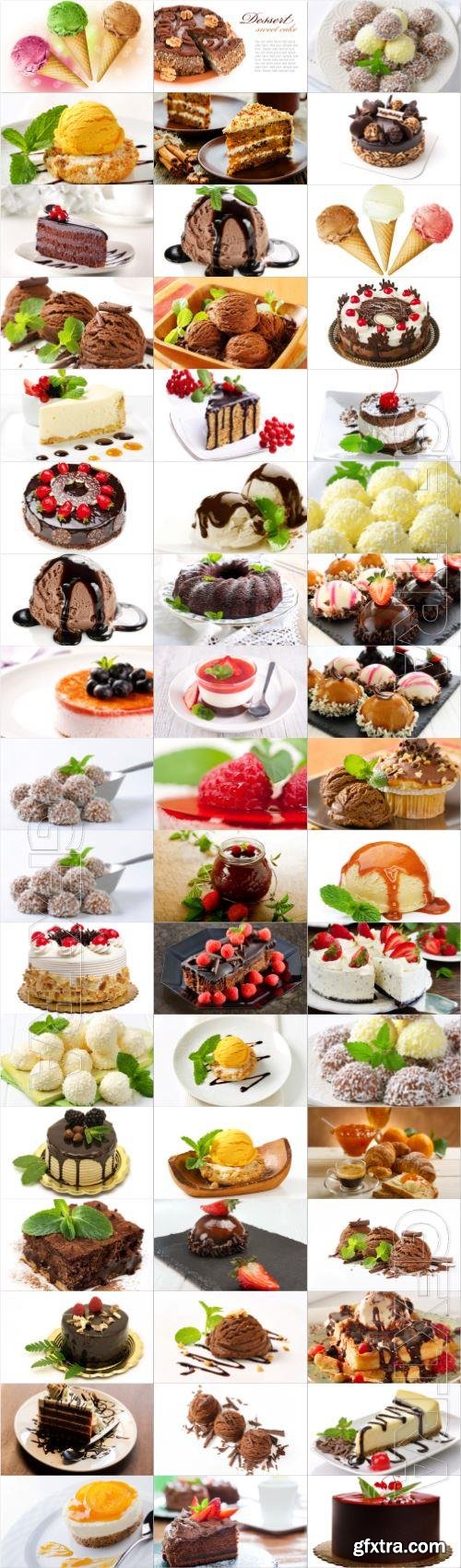 Desserts bundle stock photo 1