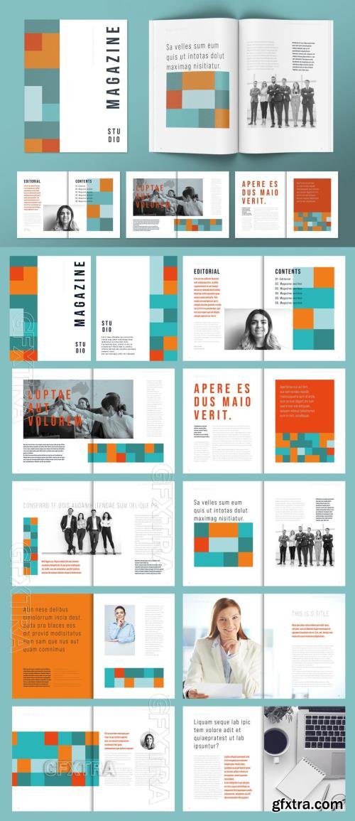 Minimalist Magazine Layout 758298951