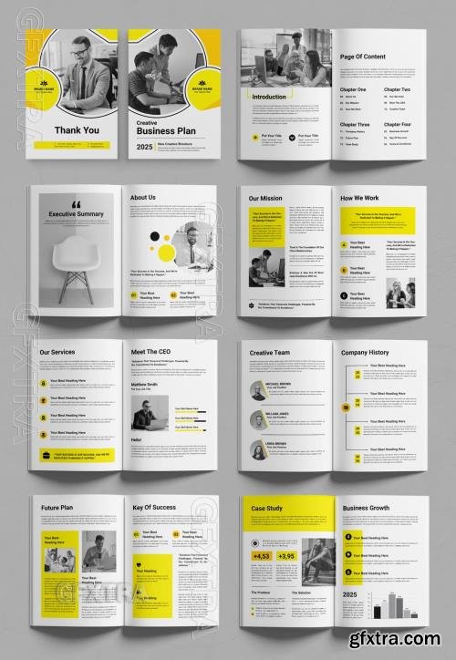 Business Plan Brochure Layout 760290577 Business Plan Brochure Layout 760290577