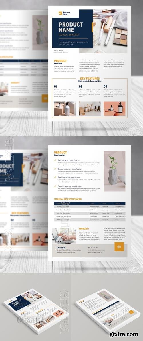 Product Sheet Business Document Template 759950968