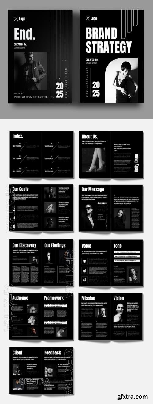 Brand Strategy Template Design Layout 759672104