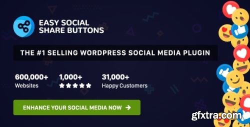 CodeCanyon - Easy Social Share Buttons for WordPress v9.7.1 - 6394476 - Nulled