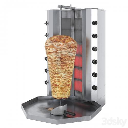 Equipment for Shawarma cafe