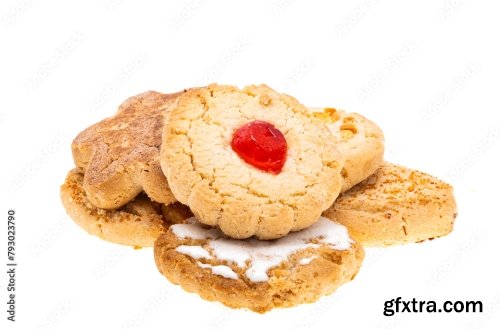 Spanish Cookies Isolated 6xJPEG