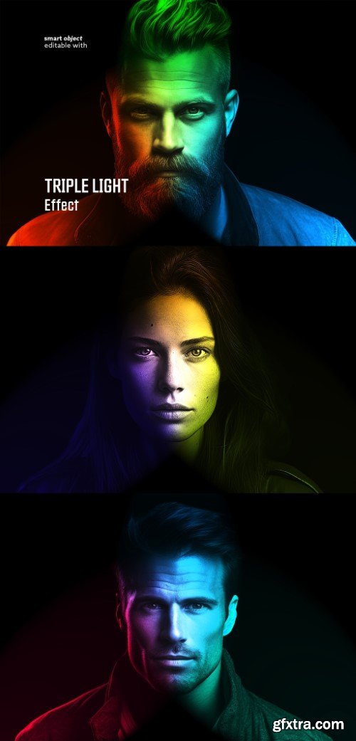 Triple Light Effect
