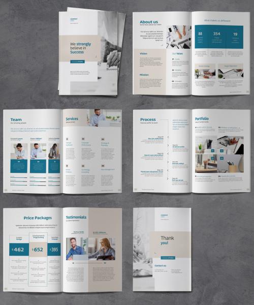 Company Profile Business Brochure Template