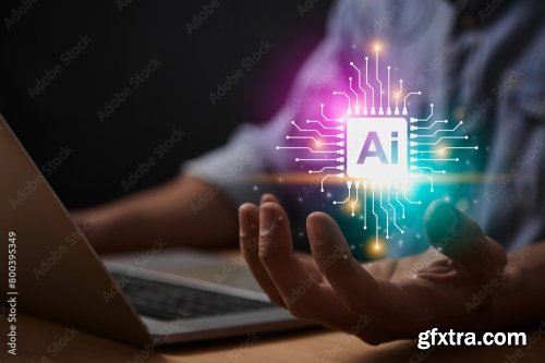 Ai Technology Or Artificial Intelligence Concept 6xJPEG