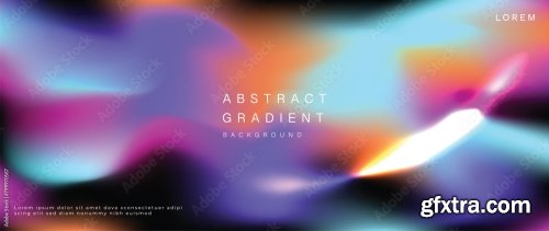 Abstract Vibrant Gradient Mesh Background Vector 6xAI