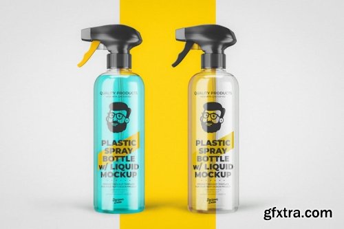 Spray Bottle Mockup Collections #2 14xPSD