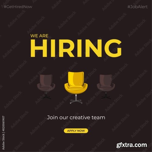 We Are Hiring And Join Our Team Social Media Post Design 6xAI