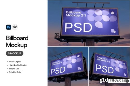 Billboard Mockup Collections 10xPSD