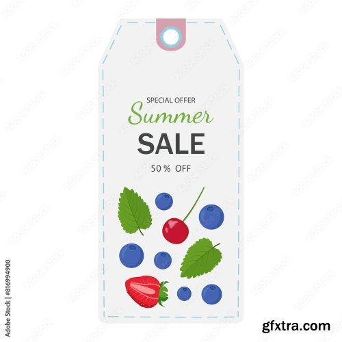 Tag With Text Summer Sale 6xAI