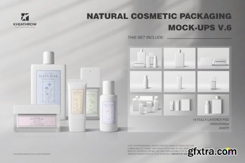 Cosmetic Packaging Mockup Collections 12xPSD