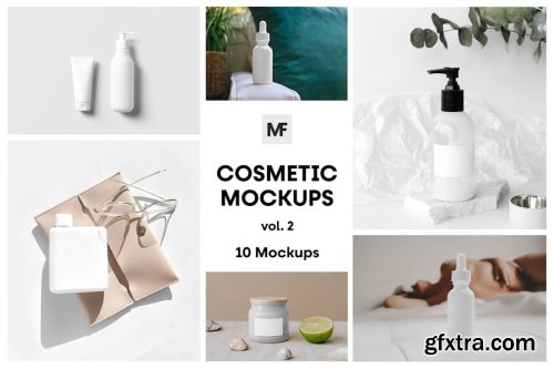 Cosmetic Packaging Mockup Collections 12xPSD